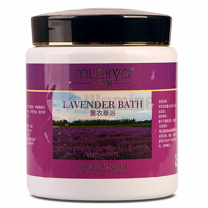 Lavender Bath Powder Spa Bubble Bath Wet Cream Repair Skin Soothing Sleep 1000g