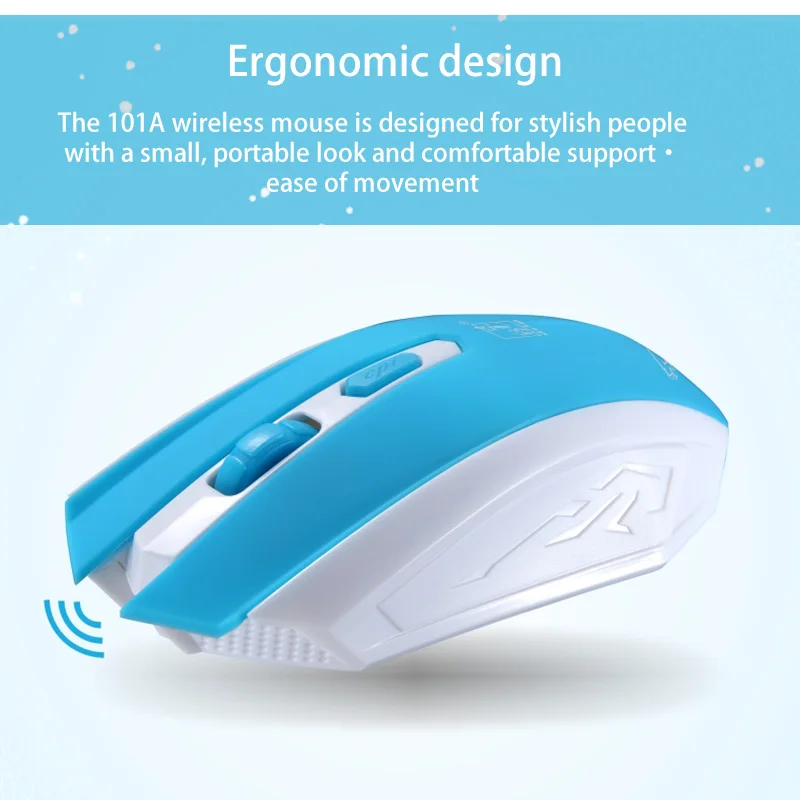 2 4G беспроводная мышь эргономичная тонкая оптическая для дома или офиса