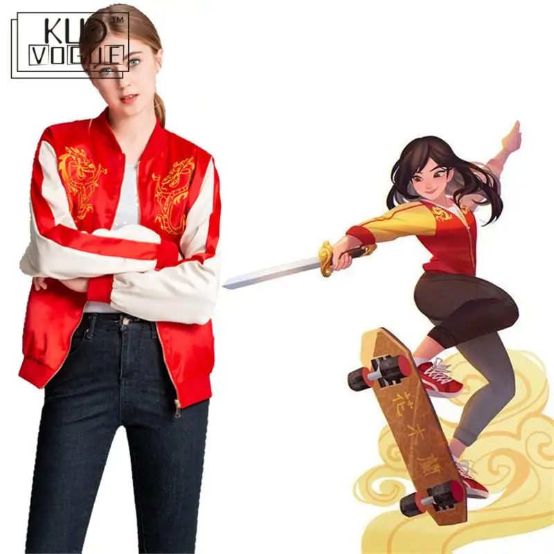 Wreck It Ральф принцесса Мулан куртка мультфильм ломается интернет мушу дракон