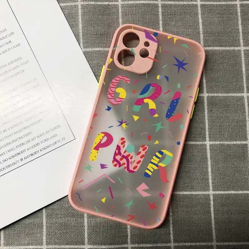 

Candy color Phone Case for iPhone 12 mini 11 pro XS Max X XR 7 8 plus SE20 High quality TPU silicon and Hard plastic cover