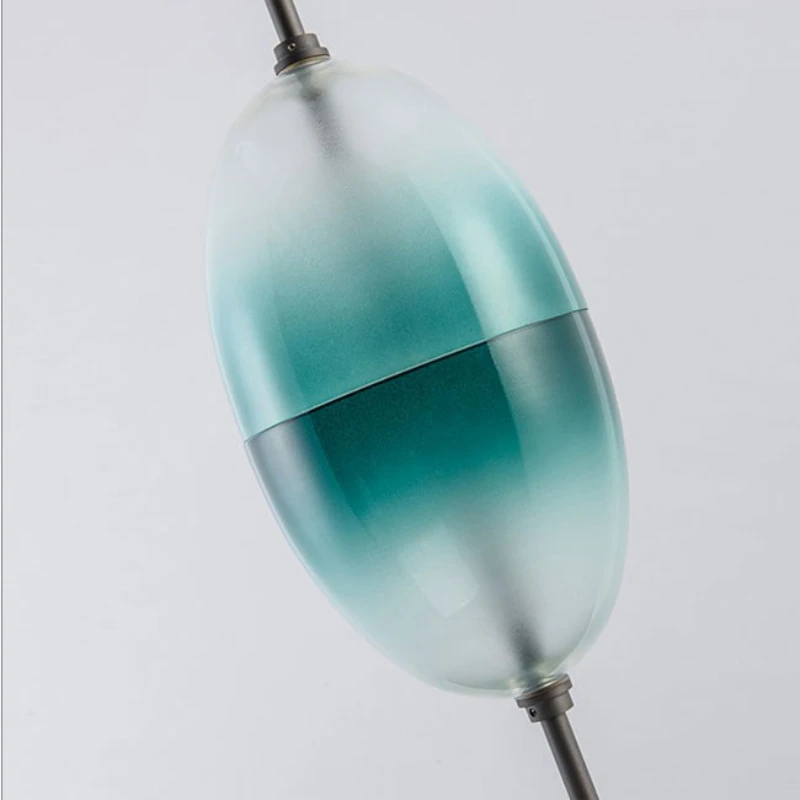 

Blue chromatography Italian design lamp pendant light Lake of Venice Blue gradient Simple Peaceful Pure pendant lighting glass