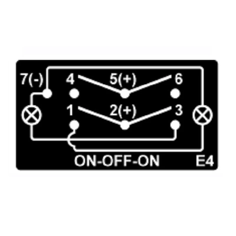 12V 20A 24V/10A автомобиль Лодка 7 контактов зеленый светодиод (ВКЛ) Off (On) переключатель