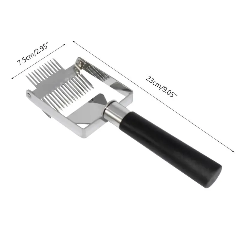 

Multifunctional Stainless Steel Double Needles Beekeeping Tool Uncapping Fork Bee Honey Shovel Honeycomb Scraper