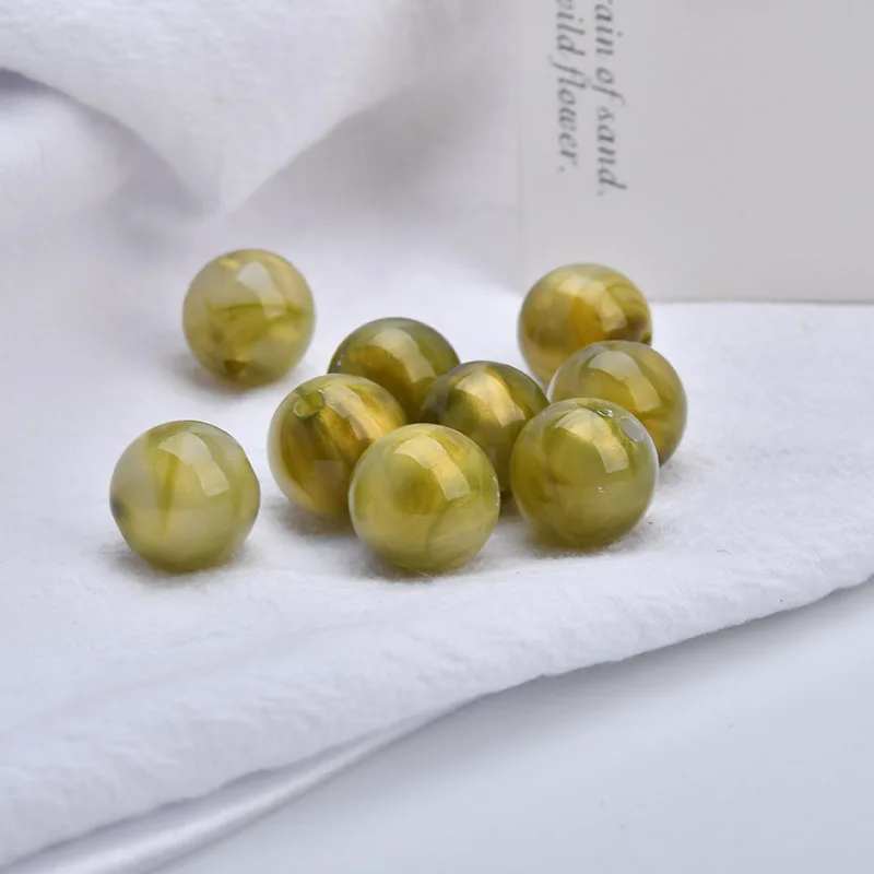 Фэнтези поток золотой песок Halo покраска облако акриловые прямые отверстия мяч DIY