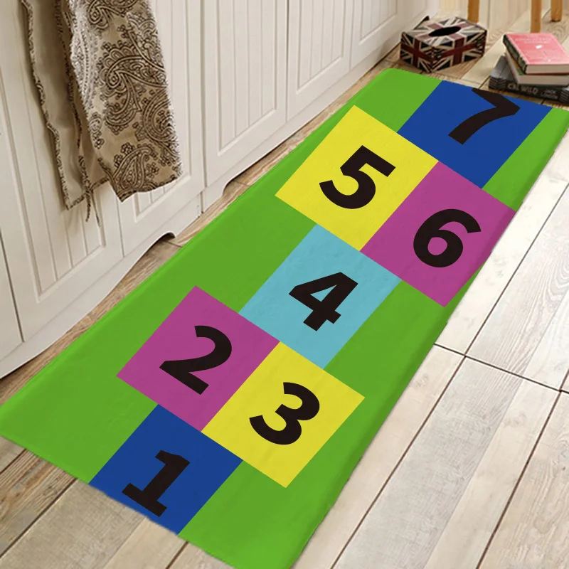 Коврик для входной двери с рисунком Противоскользящий коврик ванной комнаты