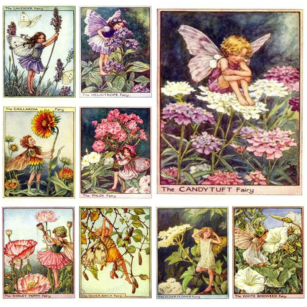 

The Candytuft Fairy Posters Baby Girl Wall Art Canvas Painting Nordic Poster Wall Pictures For Living Room Home Decor Unframed