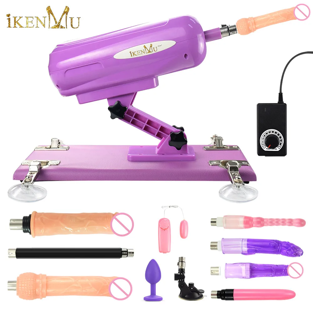 IKenmu автоматическая секс машина для женщин с 8 насадками регулируемый угол