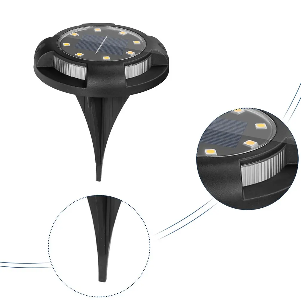 

Solar Energy Buried Lamp Outdoor Garden Lamp Waterproof Home Garden Lawn Lamp Decorative Staircase Night Light