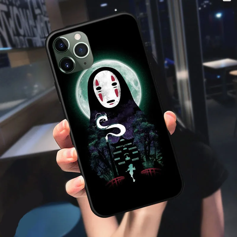 

Cartoon Totoro Spirited Away Ghibli Miyazaki Anime Case For iPhone 12 Pro Max 11 Pro XS Max X XR SE 7 8 6s Plus Silicone Cover