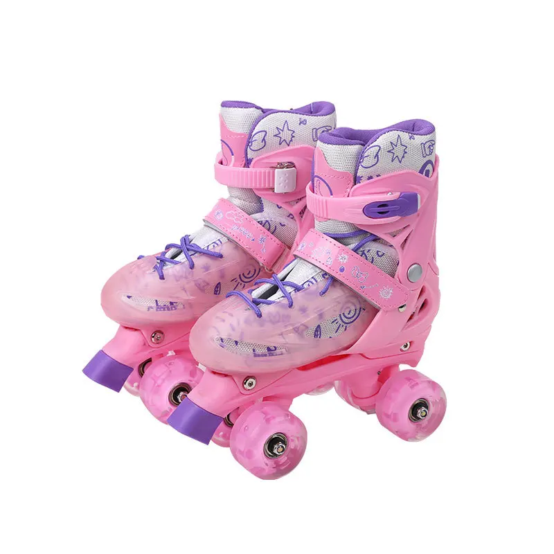 

Skates children's double-row single-row interchangeable shoes outdoor dual-use roller skates adjustable skates