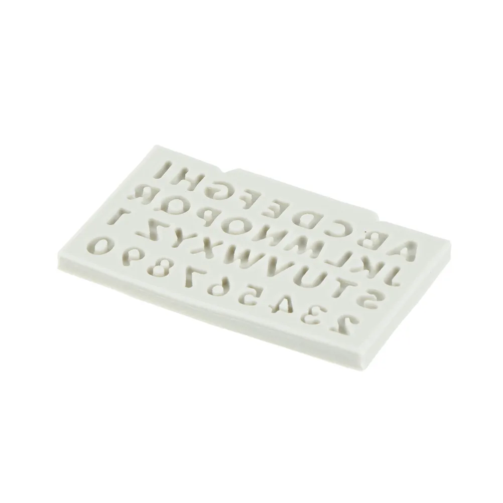 1 шт. огромная/буква/номер форма для мастики силиконовая помадки инструменты
