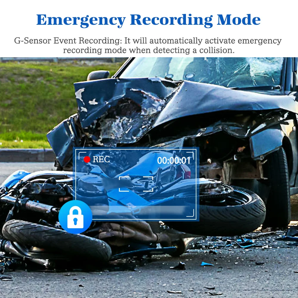 Видеорегистратор для мотоцикла 1080P с широким обзором|Видеорегистраторы| |