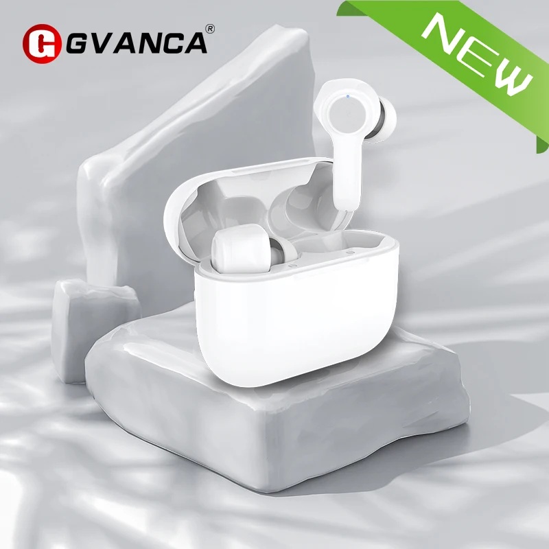 Беспроводные TWS наушники GVANCA T12 Buletooth 5 0 HD Hi Fi музыкальные EDM с автоматическим