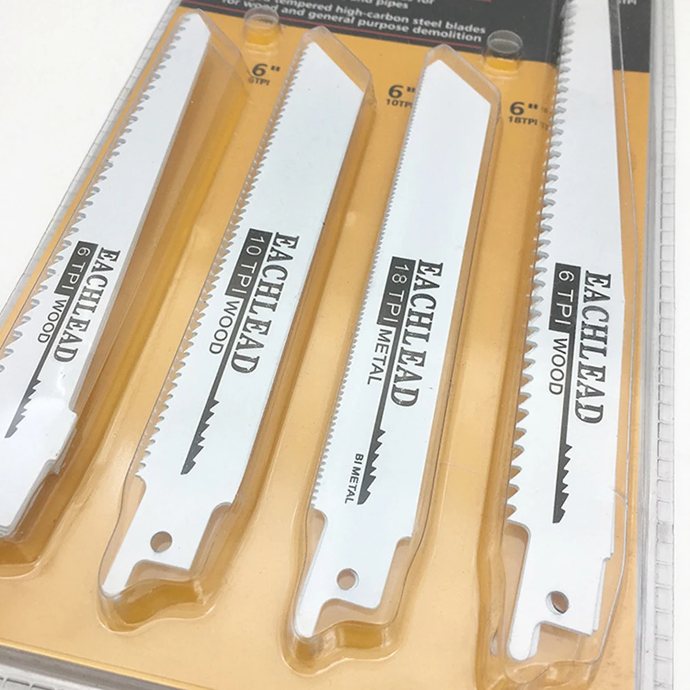 

10 Pcs Reciprocating Saws High Carbon Steel Reciprocating Saw Blade Sawing Jig Saw Blade For Cutting Hardwood Special Materials