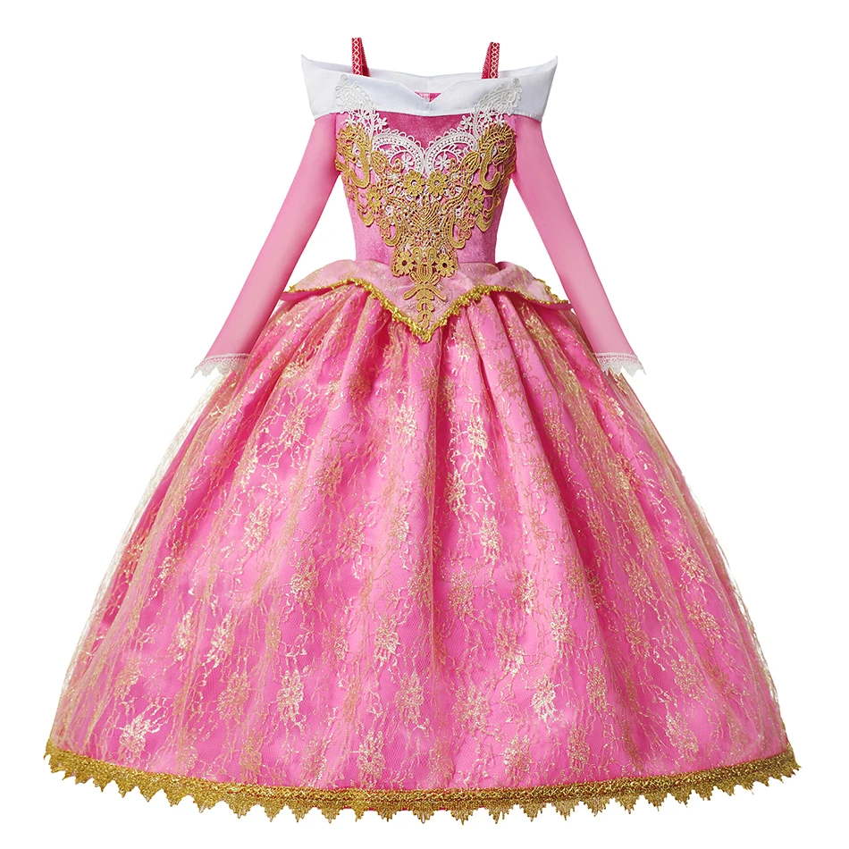 Детский карнавальный костюм Спящей красавицы платье принцессы для косплея на