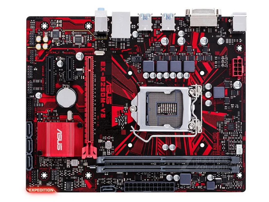 Оригинальная материнская плата для ноутбука для ASUS EX-B250M-V3 DDR4 LGA 1151 32 Гб USB3.0 SATA3.0 материнская плата