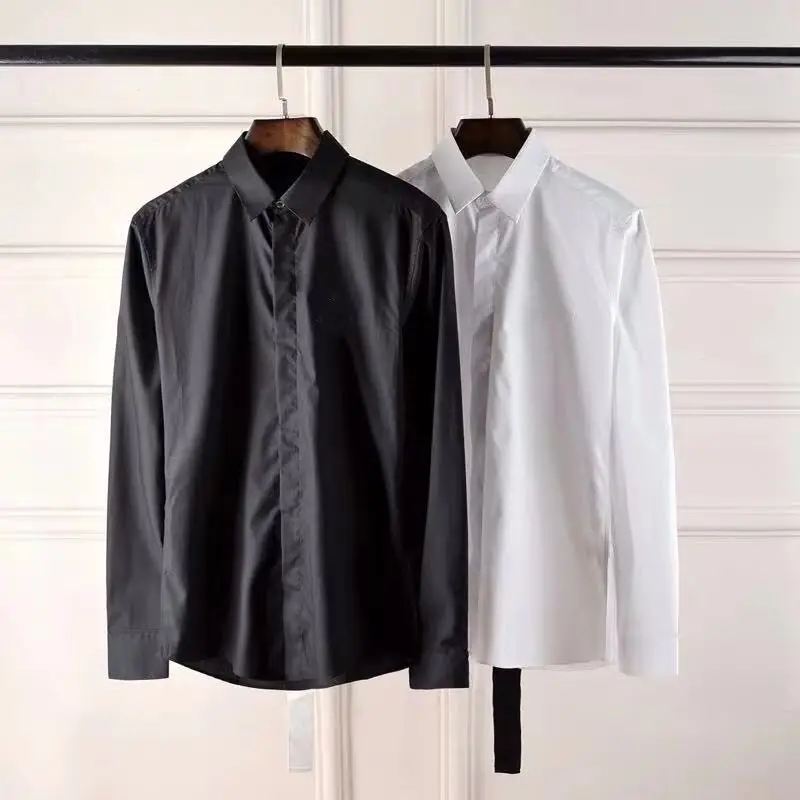 2022 New slim long sleeve shirt S-6XL! Plus-size fashion men's wear