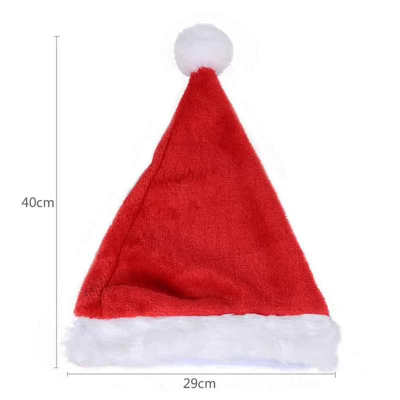 

Plush christmas hat red plush christmas hat