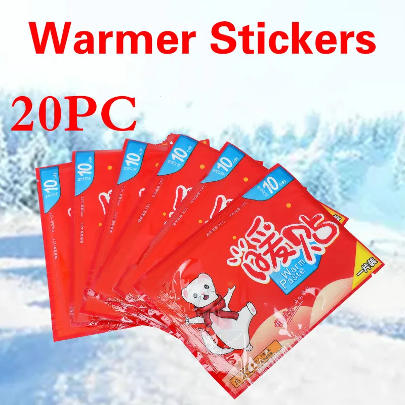 20 шт./лот теплые наклейки клейкие подушечки для тела рук ног талии живота