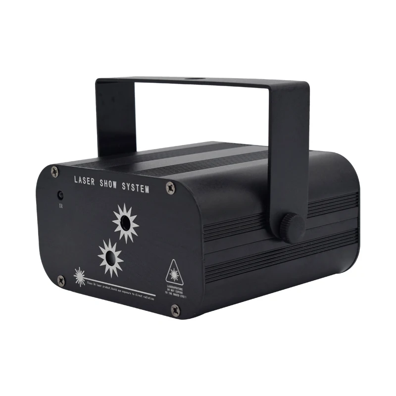 Лазерная лампа 48 узор мини led Голосовое управление сценические огни