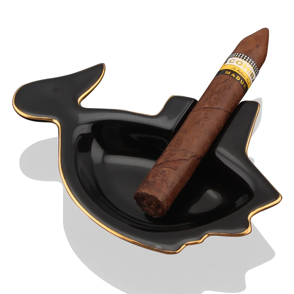 Металлическая Пепельница керамические Крутые гаджеты 1 держатель для сигары