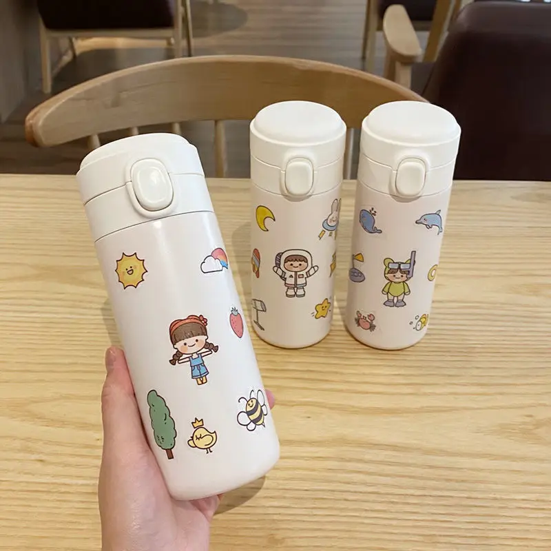 Cup Tea Milk Travel Mug Gift Water Bottle Tumblers