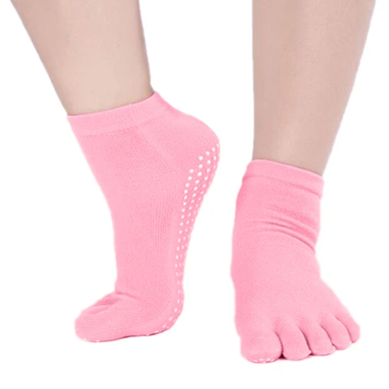 

Women 5 Toes Anti-slip Socks Fingers Fitness Pilates Socks Gym Five Toe Sport Warm Socks Cotton Colourful Elastic Winter