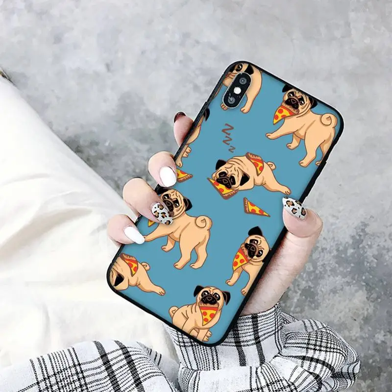Pug Dog Phone Case for iphone 13 8 7 6 6S Plus X 5S SE 2020 XR 11 12mini pro XS MAX
