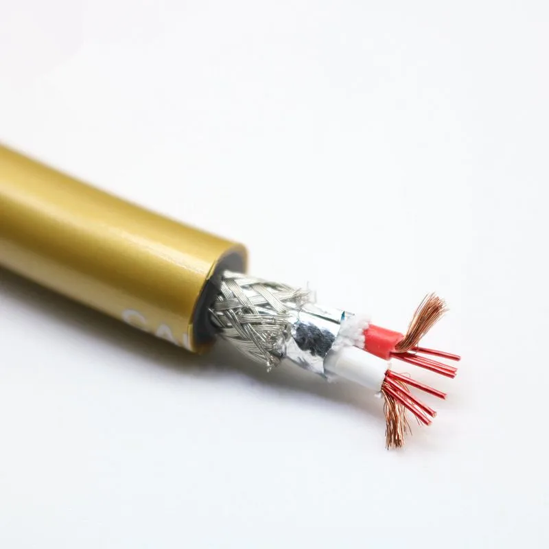 CARDAS посеребренный золотистый 5-C соотношение HiFi лихорадка аудио RCA аудиокабель