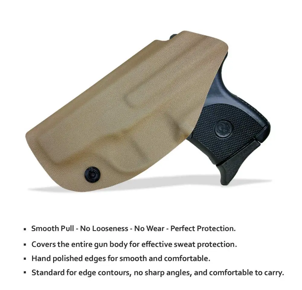 BBF Make IWB KYDEX кобура на заказ подходит: Ruger LCP 380 Пистолет Чехол внутри скрытый пояс