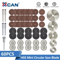 xcan mini saw blade 60pcs for dremel rotary tools resin cut off wheels diamond cutting disc mini hss saw blade