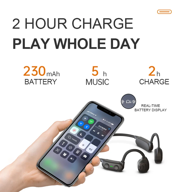 

AS10 Solo Pro Conduction Blue tooth Headset Hanging Ear Microphone Headphone Sports Waterproof Stereo Earpiece TWS Card Earphone