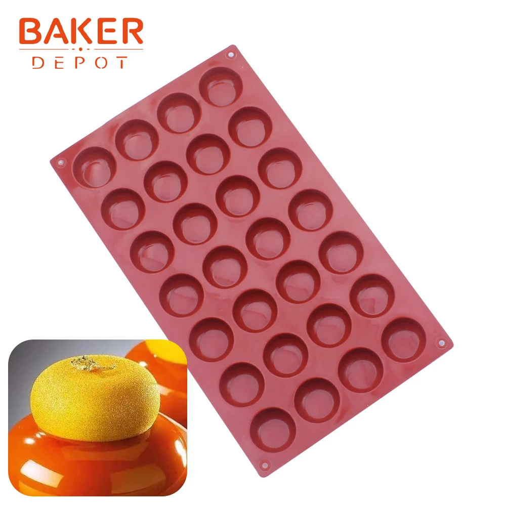 BAKER DEPOT силиконовые формы для торта кондитерские выпечки круглой формы мыло желе пудинг льда силиконовые формы шоколад конфеты помадка - Цвет: CDY-191