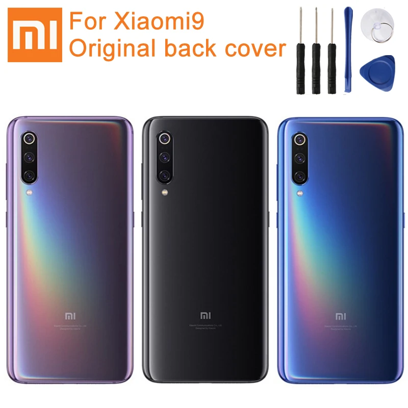 Задняя крышка батарейного отсека для XIAOMI 9 Mi M9 стеклянная|Бамперы| |