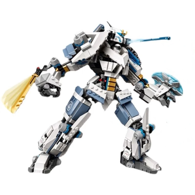 

Новый бронированный робот ниндзя Титан, 765 деталей, кирпичи, игрушечные строительные блоки, Сборная модель «сделай сам», Обучающие игрушки, ...