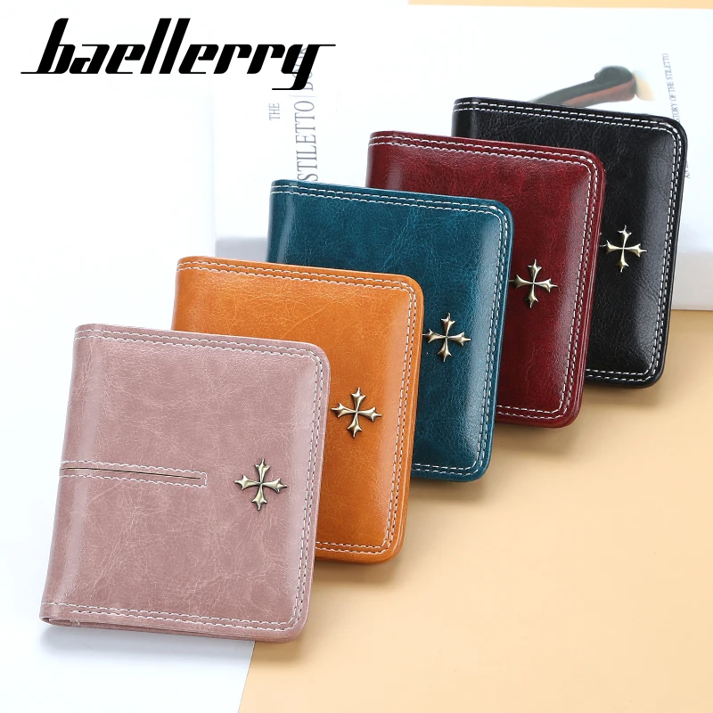 Женские кошельки Маленький модный брендовый кожаный кошелек женская сумка для