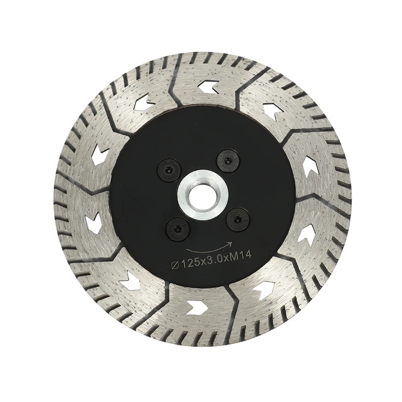 

Fashion125 x 2.8mm M14 Double-Sided Diamond Saw Blade Grinding Slice Sharp Type With Flange