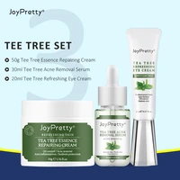 joypretty tea tree essence skin care sets acne wrink remover moisturizing eye cream face serum face cream beauty makeup set