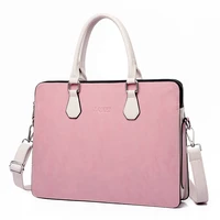 fashion waterproof pu leather laptop bag 13 3 14 15 15 6 women laptop shoulder handbags shockproof multi purpose case