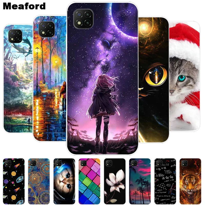 

For Xiaomi Poco C3 Case Cover Bumper On For Xiaomi Poco C3 C 3 TPU Soft Silicone Case Poco C3 Back Cover PocoC3 2021 Capa Shell