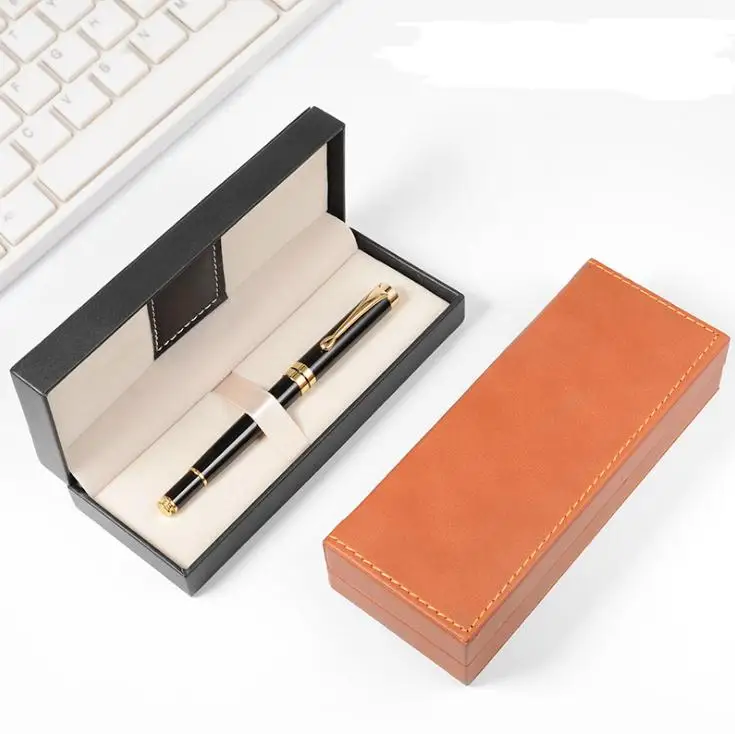 

Коробка для ручек из искусственной кожи, сувениры для бизнеса, Подарочная коробка, креативная Подарочная коробка для ручек, упаковка для дн...