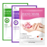12pair aloe hand mask moisturizing gloves hyaluronic acid paraffin gloves whitening hand skin care mask anti dry rough hands