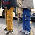 Вельветовые мужские брюки Zongke Bear Doll, мужские брюки в стиле Харадзюку, Новое поступление 2022