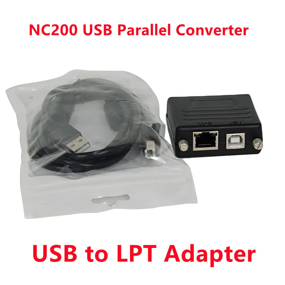 NC200 CNC Mach3 Motion Controller 200KHz for CNC Router Machine USB-Parallel Converter USB to LPT Adapter for DIY CNC Machine