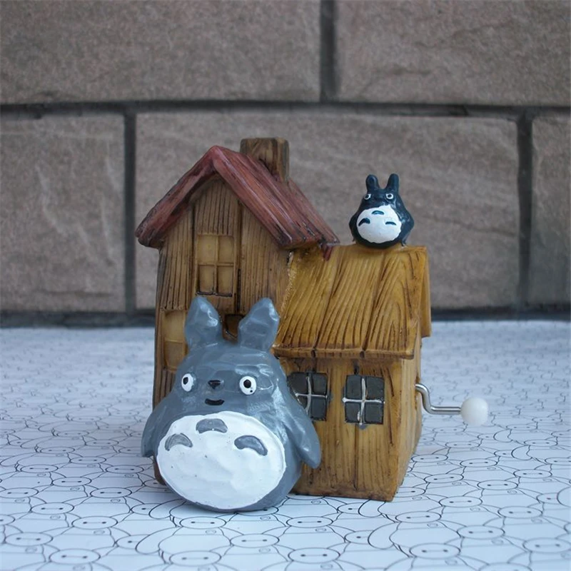 Totoro house музыкальная шкатулка ручной Косплей Персонаж костюм реквизит подарок на