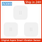 Датчик вибрации Xiaomi YoupinSmart Zigbee, датчик обнаружения движения и аварийной сигнализации со встроенным гироскопом для домашней безопасности и умного дома