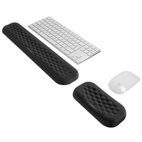 keyboard and mouse wrist rest pad padded memory foam hand rest support for office computer laptop