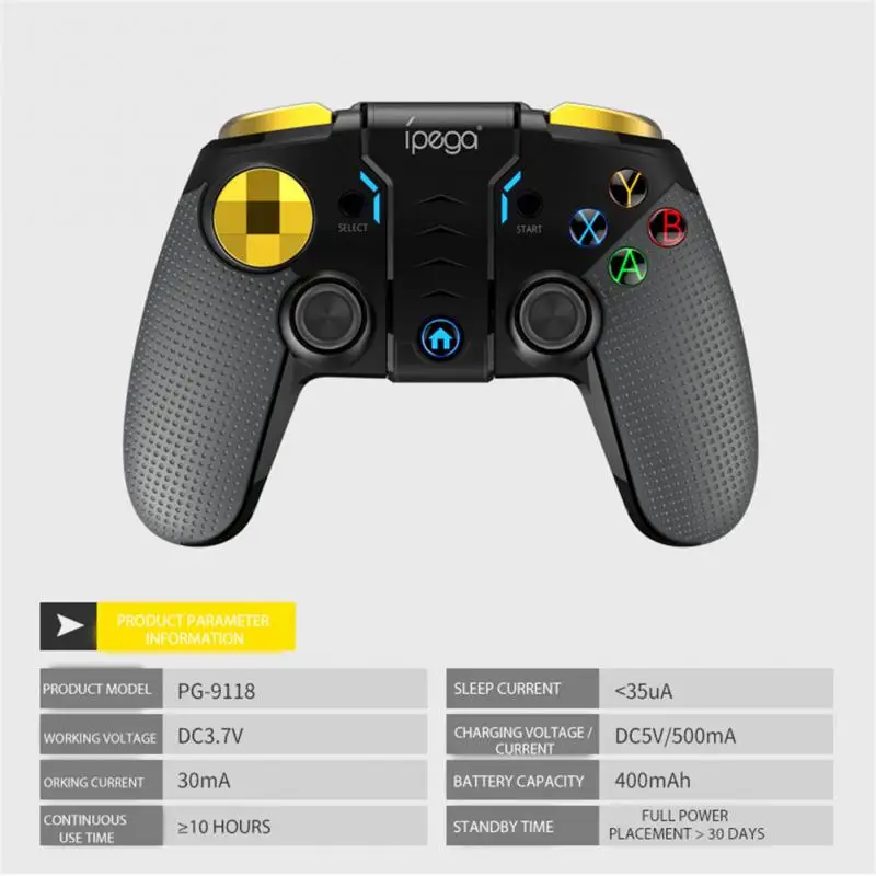 Ipega PG-9118 Bluetooth-совместимый беспроводной геймпад джойстик игровой контроллер