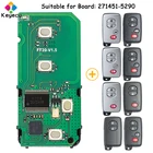 Универсальный пульт дистанционного управления KEYECU 271451-5290 Lonsdor для автомобилей Toyota Venza, Prius, 4Runner, Prius C V, Scion FR-S, брелок HYQ14ACX