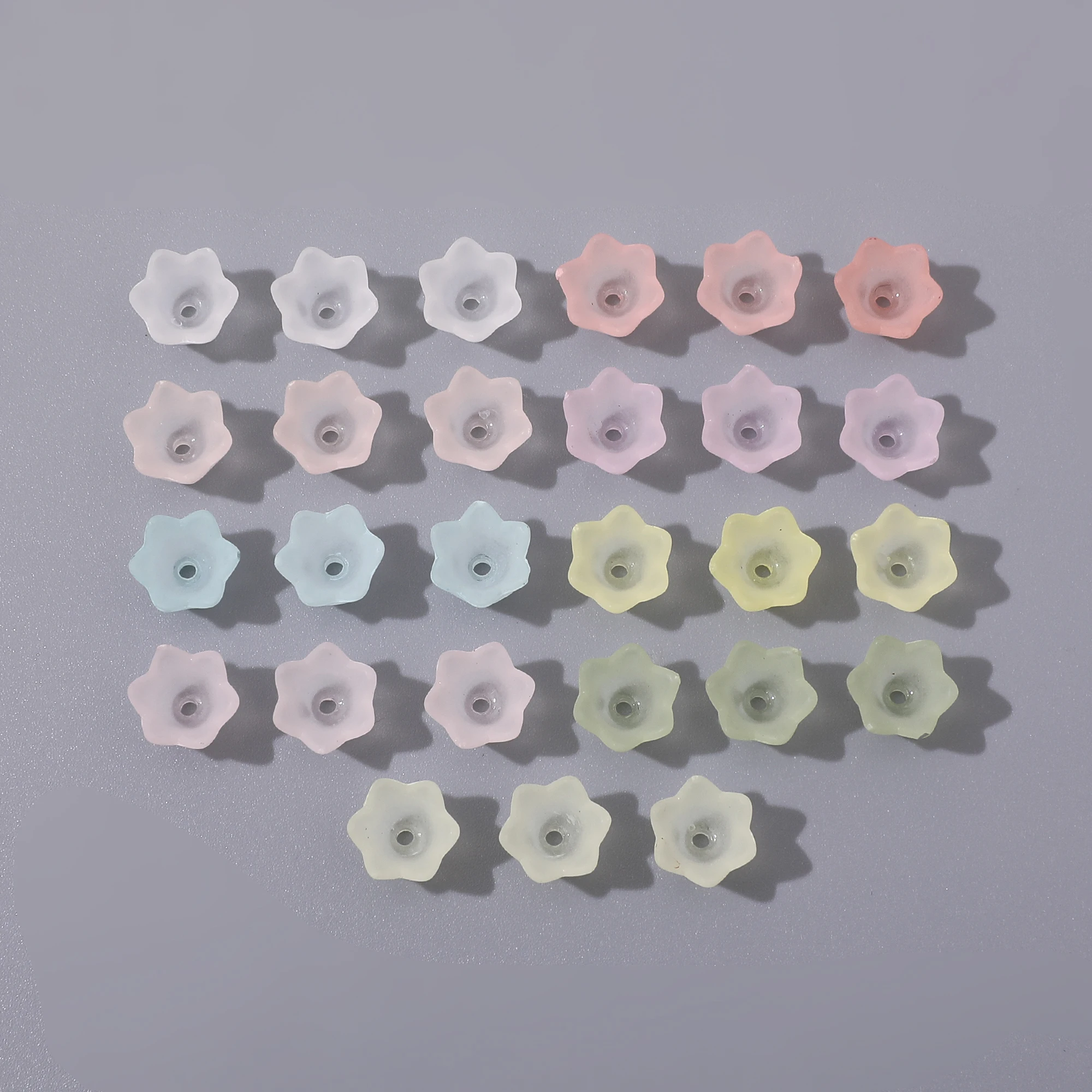 

30pcs Acrylic Flower Beads Loose Bead Spacer for Jewelry Making Bracelet Diy Necklace Handmade Diy Earrings Supplies Accessories